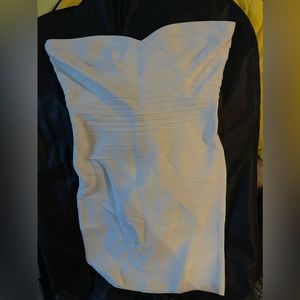 White/cream Hervé Leger Dress | Size Medium